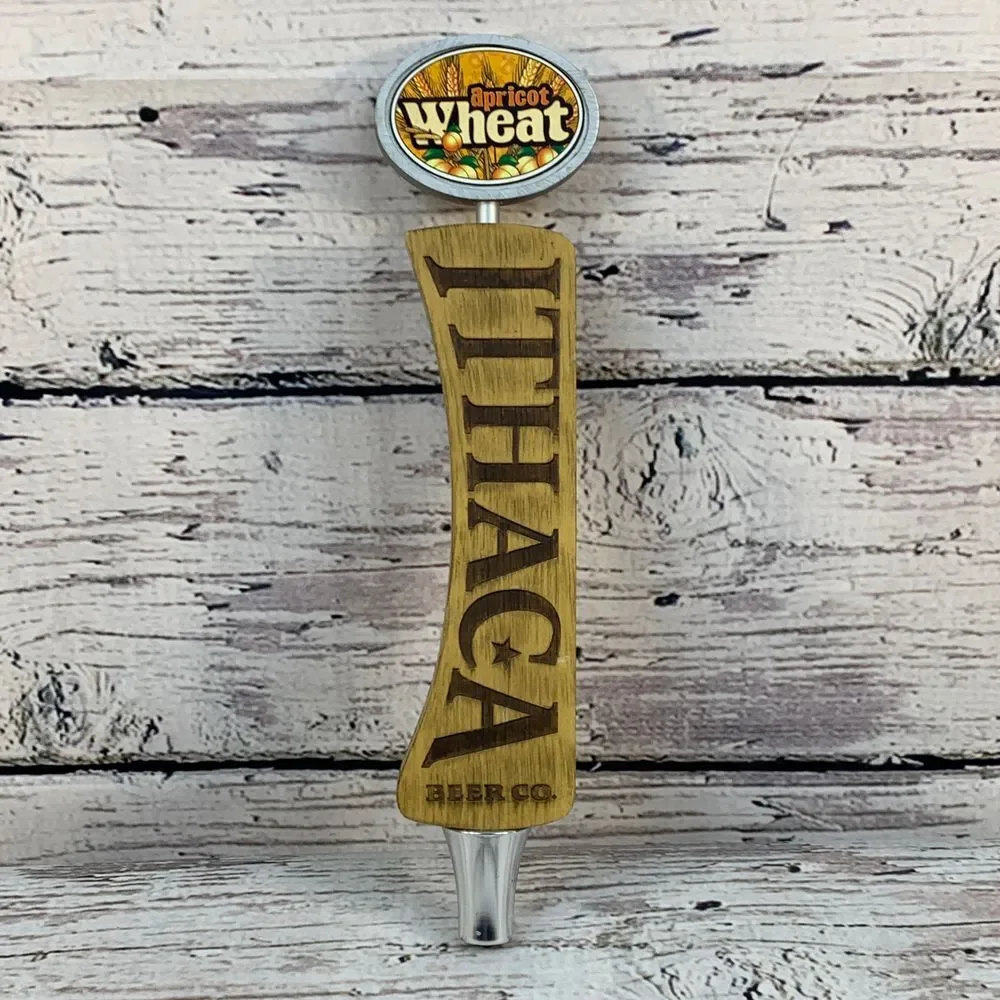 Ithaca Beer Co‎ Apricot Wheat Beer Tap Handle Bar Pull Spirit of Finger Lakes